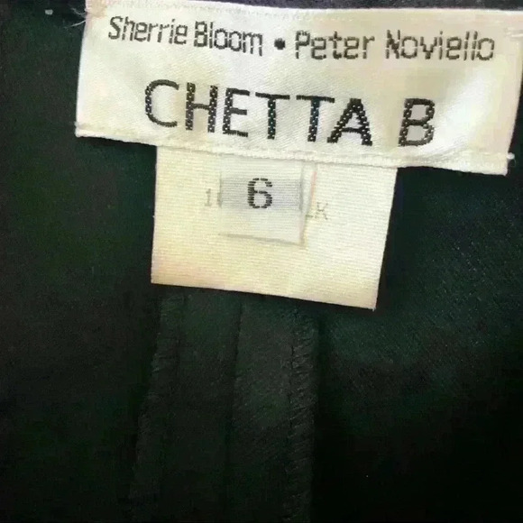Chetta B 100% Silk Black Luxe Pants. - Picture 6 of 7